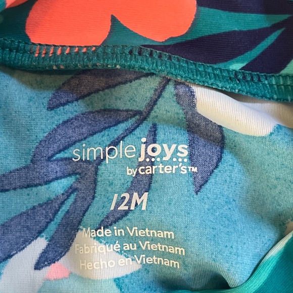 Simple joys by Carter’s swimsuit size 12M - Picture 4 of 6